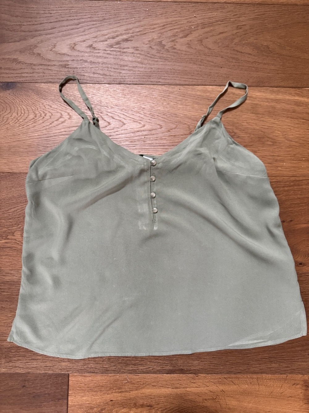 Old Navy Olive Green Button-Front Cami